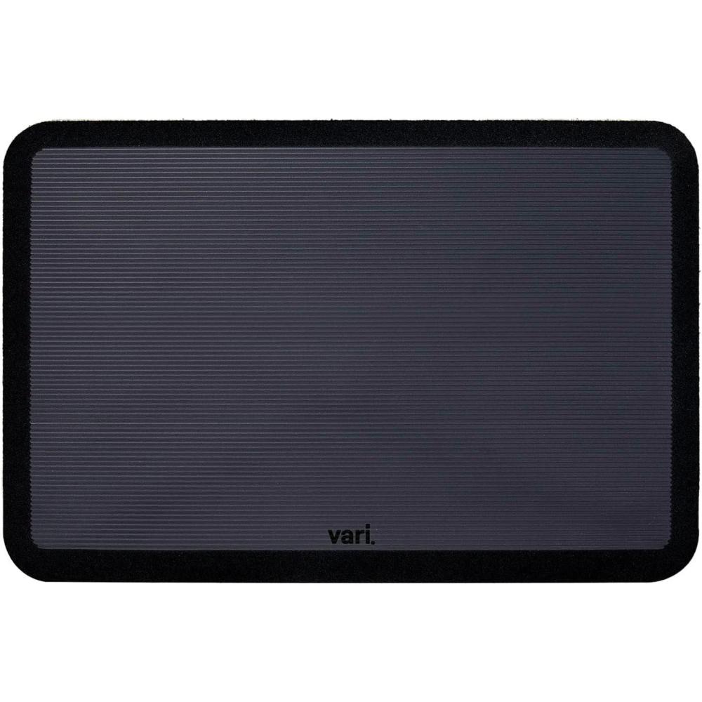 imageVari Standing Mat 34x22 VariDesk  Anti Fatigue NonSlip Mat for Standing Desk Cushioned for Comfort Indoor Floor Mat for Home Office or Kitchen  Black34L x 22W x 06Th