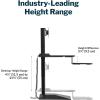 VARI VariDesk Premier Electric Converter -All-in-One Standing Desk Height Adjustable Riser with USB-A and USB-C – Ideal for Home Office Workspace – Dual Monitor Mount Computer Workstation (Black)(Black)