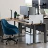 Vari Acrylic Privacy Panel 60 – Privacy Divider for Above Desktop – Easily Clamps to Desk or Table with No Tools Required – Durable Frosted Acrylic Finish(24 Inch)