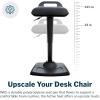 Vari Active Seat – Adjustable Ergonomic Standing Desk Chair for Adults – Portable Home Office Furniture, Comfortable Wobble Stool with Dynamic Range of Motion – Fully Assembled