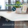 Vari ComfortEdge 72×30 Inch Electric Standing Desk – Height Adjustable Large Office Sit Stand VariDesk with Sloped Edge, Memory Presets, 180 LB Capacity + Tool-Free Assembly (Black)(White Top / Silver Legs)