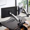 Vari Dual Monitor Arm – VESA Monitor Mount w/ 360 Degree Adjustment – Monitors up to 27 inches, 19.8 lbs – Double Monitor Arms with Full Adjustability – Computer Monitor Stand for Home or Office(Dual-Monitor Arm)