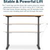 Vari Electric Standing Desk – Varidesk Height Adjustable Sit/Stand Desk – Dual Motor with Memory Presets, Stable T-Style Legs – Gaming or Home Office Workstation – 72”x30”, Walnut(Butcher Block)