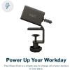 Vari Power Hub – Desk Mount Power Charging Station with Multiple Outlets – 5 AC Outlets, 2 USB Ports, 12″ Cord – Fast Charging for Work, Home Office, or Dorm – Easy Install with No Tools Needed(Power Hub)