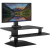 VARI VariDesk Premier Electric Converter -All-in-One Standing Desk Height Adjustable Riser with USB-A and USB-C – Ideal for Home Office Workspace – Dual Monitor Mount Computer Workstation (Black)(Black)