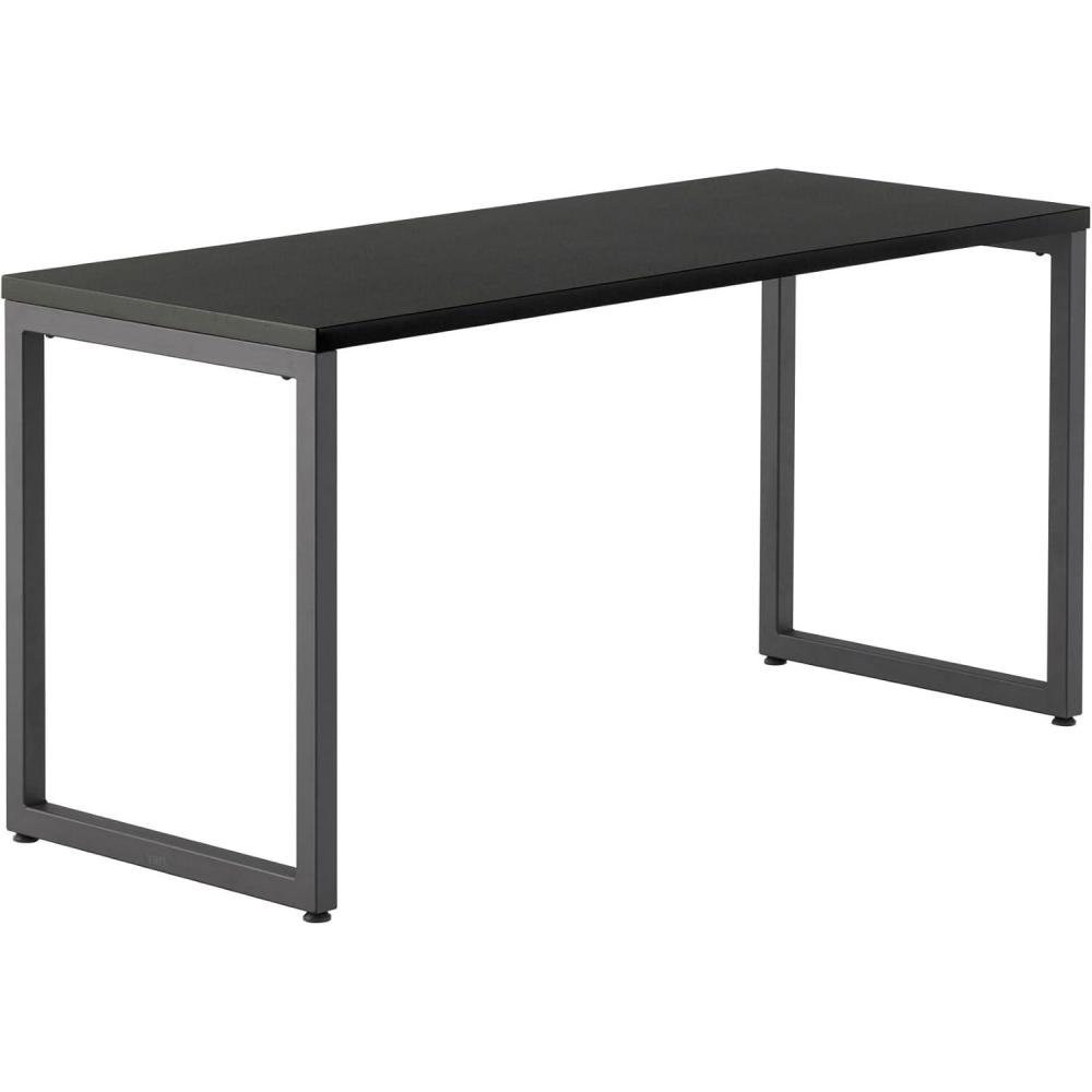 imageVari Table 60x24  Modern Computer Desk with Durable Laminate Finish and Slim Legs  Ideal for Gaming Home or Office  StandAlone Workstation or Corner Side Table  Black