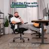 Vari ComfortFlex Office Chair – Ergonomic Chair with Dynamic Lumbar Support – Adjustable Headrest and Retractable Leg Rest – Fully Customizable for Home or Office