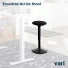 Vari Essential Active Stool – Ergonomic Wobble Chair with 360-Degree Motion – Active Stools with Memory Foam Seat Cushion, Lightweight & Flexible – Fully Assembled – Adjustable Standing Desk Chair