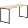Vari 60×24 Modern Table- Large Computer Desk by Varidesk- Light Wood Study Writing Desk- Sturdy Slim Legs, Durable Laminate Finish, Heavy Duty Table, Easy Assembly