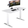 Vari Essential Electric Standing Desk for Home Office – 48×24 – White (Black)(White)