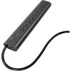 Vari Power Strip (8 Foot) – Black Extension Cord with Multiple Outlets & Power Surge Protection – Outlet Extender with 7 Plug in Points – Fits in Cable Management Tray – Office Desk Accessories(8-Foot)
