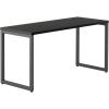 Vari Table 60×24 – Modern Computer Desk with Durable Laminate Finish and Slim Legs – Ideal for Gaming, Home, or Office – Stand-Alone Workstation or Corner Side Table – Black