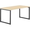 Vari Table 60×30 – Modern Computer Desk with Durable Laminate Finish and Slim Legs – Ideal for Gaming, Home, or Office – Stand-Alone Workstation or Corner Side Table – Light Wood