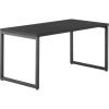 Vari Table 60×30 – Modern Computer Desk with Durable Laminate Finish and Slim Legs – Ideal for Gaming, Home, or Office – Stand-Alone Workstation or Corner Side Table – Black