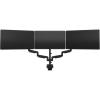 Vari Triple Monitor Arm – VariDesk 3 Computer Monitor Mount Accessory – VESA Compatible Stand with 180 Degree Adjustment – Heavy Duty Articulating Arm – Black(Triple-Monitor Arm 180)
