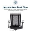 Vari Drafting Chair (VariDesk) – Tall Adjustable Office Chair with Footrest & Rolling Casters – Ergonomic Mesh Back for Lumbar Support – Ideal for Artist, Drafting Desk, or Counter Work – Black
