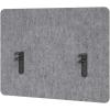 Vari Felt Privacy + Modesty Panel 30 – Above & Below Desk Privacy – Divider with Easy Desk or Table Attachment – Sound Dampening Felt – Light Grey(30 Inch)