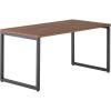 Vari Table 60×30 – Modern Computer Desk with Durable Laminate Finish and Slim Legs – Ideal for Gaming, Home, or Office – Stand-Alone Workstation or Corner Side Table – Walnut