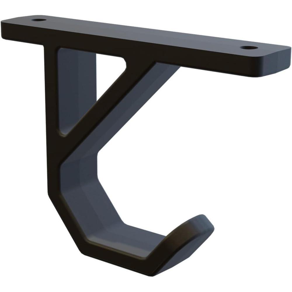 imageVari VariDesk Undermount Desk Hook  HeavyDuty Under Desk Hooks for Bags Headphones ampamp Accessories Supports Up to 50 lbs SpaceSaving Organizer Set of 2