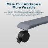Vari Caster Wheels for Electric Standing Desk, Easy Installation and 360-Degree Movement (Set of 4)