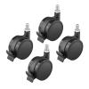 Vari Caster Wheels for Electric Standing Desk, Easy Installation and 360-Degree Movement (Set of 4)