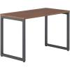 Vari Table 48×24 – Modern Computer Desk with Durable Laminate Finish and Slim Legs – Ideal for Gaming, Home, or Office – Stand-Alone Workstation or Corner Side Table – Walnut