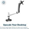 Vari Single Monitor Arm – VESA Monitor Mount w/ 360 Degree Adjustment – Monitor up to 27 inches, 19.8 lbs – Single Monitor Mount with Full Adjustability – Computer Monitor Stand for Home or Office(Single-Monitor Arm)