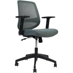 Vari Foundation Chair – Ergonomic Home Office Desk Chair + Adjustable Height, Tilt, and Armrests, Breathable Mesh, Lumbar Support – Swivel Rolling Task Chair for Office or Study (Black)(Sage Grey)