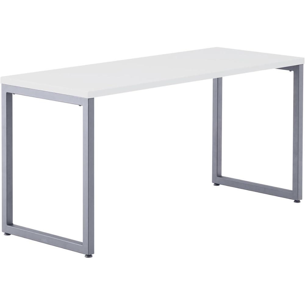 imageVari Table 60x24  Modern Computer Desk with Durable Laminate Finish and Slim Legs  Ideal for Gaming Home or Office  StandAlone Workstation or Corner Side Table  Reclaimed WoodWhite