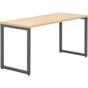 Vari Table 60×24 – Modern Computer Desk with Durable Laminate Finish and Slim Legs – Ideal for Gaming, Home, or Office – Stand-Alone Workstation or Corner Side Table – Reclaimed Wood(Light Wood)
