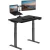 Vari ComfortEdge 60×30 Inch Adjustable Electric Standing Desk – Sit Stand VariDesk with Memory Presets, Sloped Edge, 200 LB Capacity + Tool-Free Assembly (Light Wood)(Black Top / Slate Legs)