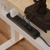 Vari Power Strip (10 Foot) – Black Extension Cord with Multiple Outlets & Power Surge Protection – Outlet Extender with 6 Plug in Points – Office Desk Accessories(Black 10 Ft)