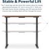 Vari Classic Electric Standing Desk – VariDesk Height Adjustable Sit/Stand Desk – Dual Motor with Memory Presets, Stable T-Style Legs – Gaming or Home Office Workstation – 72”x30”, Walnut/Black(Walnut Top / Slate Legs)