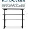 Vari Classic Electric Standing Desk – VariDesk Height Adjustable Sit/Stand Desk – Dual Motor with Memory Presets, Stable T-Style Legs – Gaming or Home Office Workstation – 72”x30”, Walnut/Black(Black Top / Black Legs)