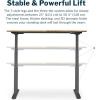 Vari Classic Electric Standing Desk – VariDesk Height Adjustable Sit/Stand Desk – Dual Motor with Memory Presets, Stable T-Style Legs – Gaming or Home Office Workstation – 72”x30”, Walnut/Black(Reclaimed Wood / Slate Legs)