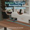 Vari ComfortEdge 60×30 Inch Adjustable Electric Standing Desk with TechTrack – Sit Stand VariDesk with Memory Presets, Included Phone Stand & Shelf, 200 LB Capacity, Tool-Free Assembly (Walnut)(Walnut)
