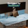 Vari ComfortEdge 60×30 Inch Adjustable Electric Standing Desk with TechTrack – Sit Stand VariDesk with Memory Presets, Included Phone Stand & Shelf, 200 LB Capacity, Tool-Free Assembly (Walnut)(TechTrack Tablet Stand)