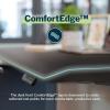 Vari ComfortEdge 72×30 Inch Adjustable Electric Standing Desk – Sit Stand VariDesk with Memory Presets, Sloped Edge, 180 LB Capacity + Tool-Free Assembly (Light Wood Top/Black Legs)(Black Top / Slate Legs)