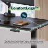 Vari ComfortEdge 72×30 Inch Adjustable Electric Standing Desk – Sit Stand VariDesk with Memory Presets, Sloped Edge, 180 LB Capacity + Tool-Free Assembly (Light Wood Top/Black Legs)(Black Marble Top / Black Legs)