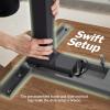Vari ComfortEdge 72×30 Inch Adjustable Electric Standing Desk – Sit Stand VariDesk with Memory Presets, Sloped Edge, 180 LB Capacity + Tool-Free Assembly (Light Wood Top/Black Legs)(Walnut Top / Black Legs)