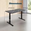 Vari ComfortEdge 72×30 Inch Adjustable Electric Standing Desk – Sit Stand VariDesk with Memory Presets, Sloped Edge, 180 LB Capacity + Tool-Free Assembly (Light Wood Top/Black Legs)(Black Marble Top / Black Legs)