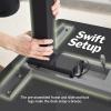 Vari ComfortEdge 72×30 Inch Adjustable Electric Standing Desk – Sit Stand VariDesk with Memory Presets, Sloped Edge, 180 LB Capacity + Tool-Free Assembly (Light Wood Top/Black Legs)(Black Top / Black Legs)