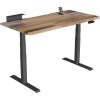 Vari ComfortEdge 60×30 Inch Adjustable Electric Standing Desk with TechTrack – Sit Stand VariDesk with Memory Presets, Included Phone Stand & Shelf, 200 LB Capacity, Tool-Free Assembly (Walnut)(Reclaimed Wood)