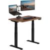 Vari ComfortEdge 72×30 Inch Adjustable Electric Standing Desk – Sit Stand VariDesk with Memory Presets, Sloped Edge, 180 LB Capacity + Tool-Free Assembly (Light Wood Top/Black Legs)(Walnut Top / Black Legs)