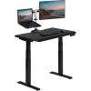 Vari ComfortEdge 72×30 Inch Adjustable Electric Standing Desk – Sit Stand VariDesk with Memory Presets, Sloped Edge, 180 LB Capacity + Tool-Free Assembly (Light Wood Top/Black Legs)(Black Top / Black Legs)